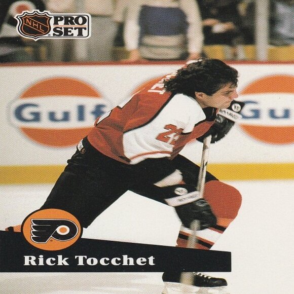 Rick Tocchet Philadelphia Flyers NHL Hockey Card Collection - 12 Card Set - Picture 9 of 13